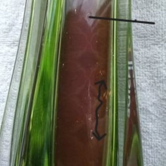 FURTHER REDUCED Vintage European Swung Glass Tall Vase c 1950s/1960s - Picture 5 of 5